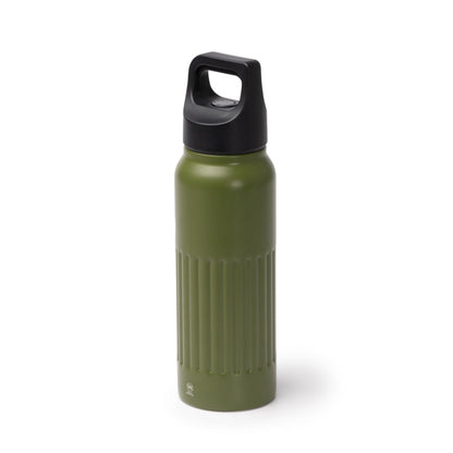Stamina MORONI Recycled stainless steel thermal bottle in white - promotional merchandise printed with your company logo