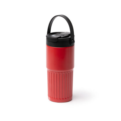 Stamina TUMBAT Recycled stainless steel thermal cup 600 ml in white - promotional merchandise printed with your company logo