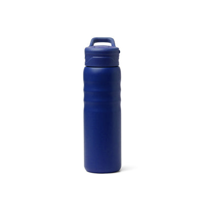 Stamina TUXLEY Recycled stainless steel thermal bottle in royal blue - promotional merchandise printed with your company logo