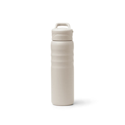 Stamina TUXLEY Recycled stainless steel thermal bottle in beige - promotional merchandise printed with your company logo