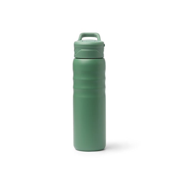 Stamina TUXLEY Recycled stainless steel thermal bottle in sage green - promotional merchandise printed with your company logo