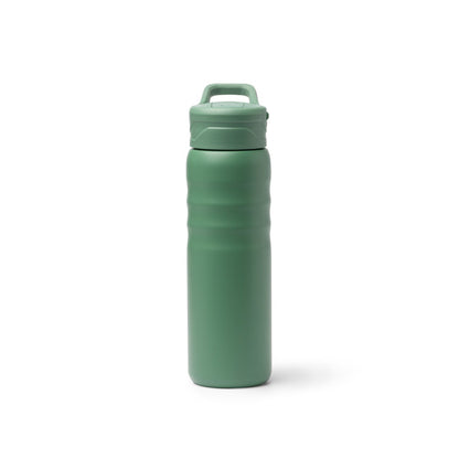 Stamina TUXLEY Recycled stainless steel thermal bottle in sage green - promotional merchandise printed with your company logo
