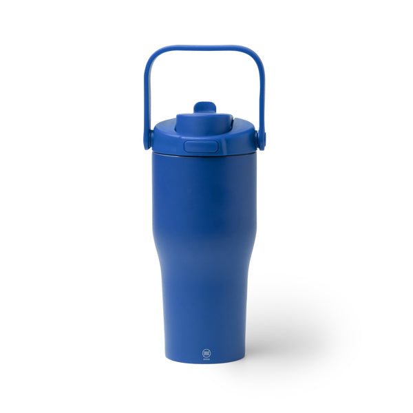 Stamina MAPET Stainless steel and PP thermal bottle 550 ml in royal blue - promotional merchandise printed with your company