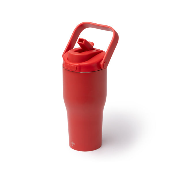 Stamina MAPET Stainless steel and PP thermal bottle 550 ml in white - promotional merchandise printed with your company logo