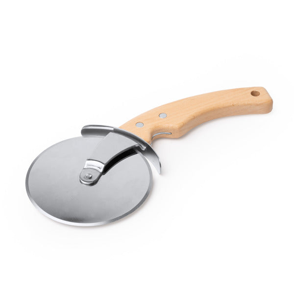 Stamina ZANETI Stainless steel and wood kitchen accessory in beige - promotional merchandise printed with your company logo