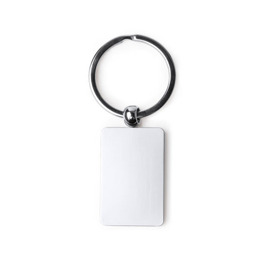 Stamina SOHO Metal keyring in rectangular - promotional merchandise printed with your company logo