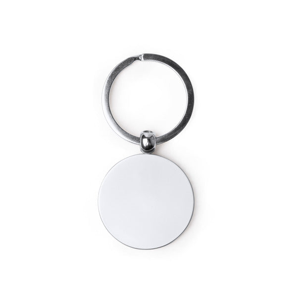 Stamina SOHO Metal keyring in round - promotional merchandise printed with your company logo