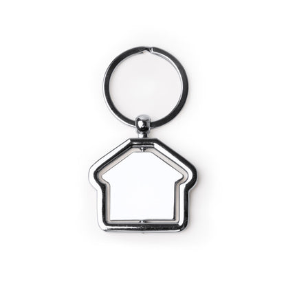 Stamina TUDOR Rotating metal keyring in silver - promotional merchandise printed with your company logo