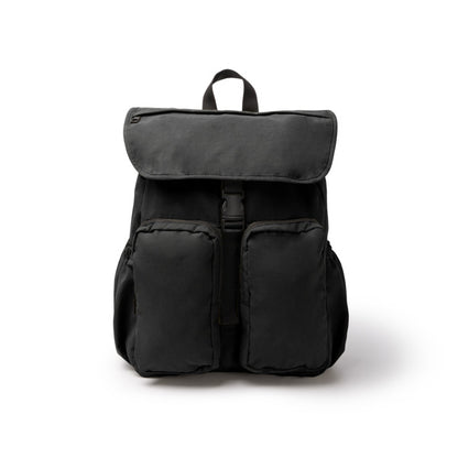 Stamina KABUKI Soft nylon drawstring bag in black - promotional merchandise printed with your company logo