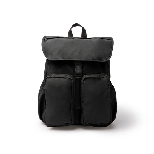 Stamina KABUKI Soft nylon drawstring bag in black - promotional merchandise printed with your company logo