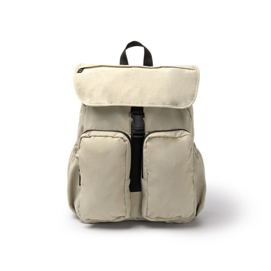 Stamina KABUKI Soft nylon drawstring bag in beige - promotional merchandise printed with your company logo