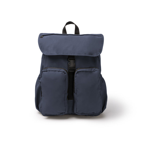 Stamina KABUKI Soft nylon drawstring bag in navy blue - promotional merchandise printed with your company logo