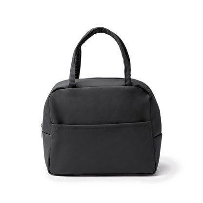 Stamina SELFOS PU leather cooler bag in black - promotional merchandise printed with your company logo