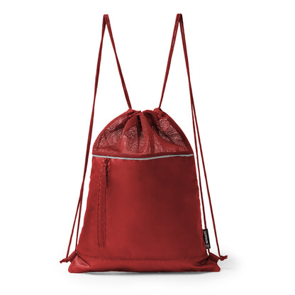Stamina MASKOT 210D RPET drawstring bag in red - promotional merchandise printed with your company logo