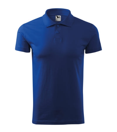 MALFINI SINGLE J. Men's polo shirt in royal blue - promotional clothing printed with your company logo