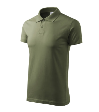 MALFINI SINGLE J. Men's polo shirt in khaki - promotional clothing printed with your company logo