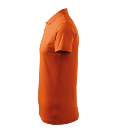 MALFINI SINGLE J. Men's polo shirt in orange - promotional clothing printed with your company logo
