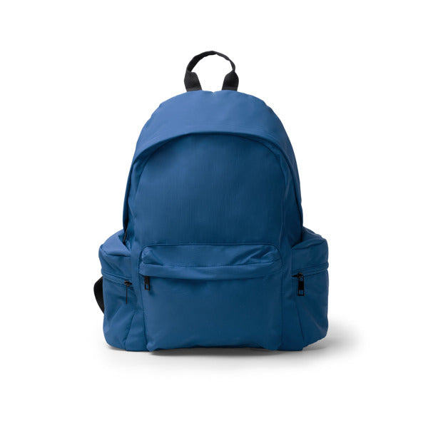 Stamina HURLEY 420D recycled nylon backpack in royal blue - promotional merchandise printed with your company logo