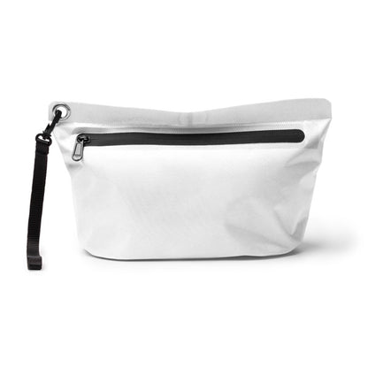 Stamina CRAVIT 210T polyester ripstop toiletry bag in white - promotional merchandise printed with your company logo