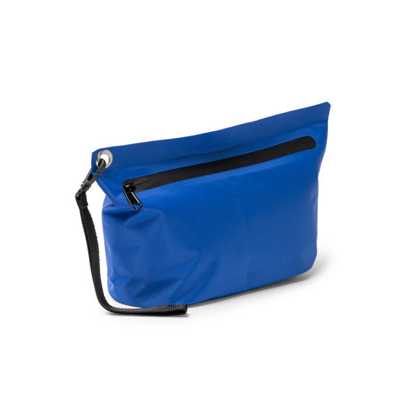 Stamina CRAVIT 210T polyester ripstop toiletry bag in white - promotional merchandise printed with your company logo