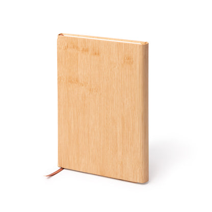 Stamina PIKSON PU leather notebook A5 in beige - promotional merchandise printed with your company logo