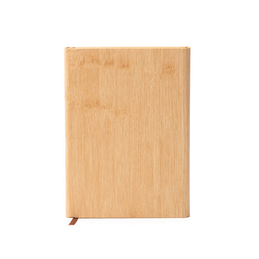 Stamina PIKSON PU leather notebook A5 in beige - promotional merchandise printed with your company logo