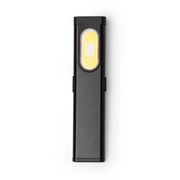 Stamina ZABALA Aluminum torch in black - promotional merchandise printed with your company logo