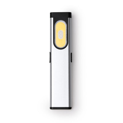 Stamina ZABALA Aluminum torch in silver - promotional merchandise printed with your company logo