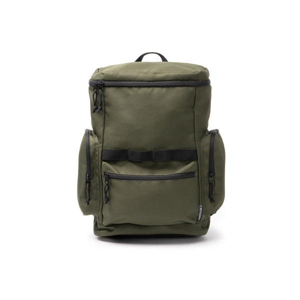 Stamina CAMERON 600D RPET backpack in dark green - promotional merchandise printed with your company logo