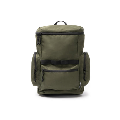 Stamina CAMERON 600D RPET backpack in dark green - promotional merchandise printed with your company logo