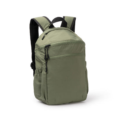 Stamina TROYER Taslon ripstop nylon backpack in black - promotional merchandise printed with your company logo
