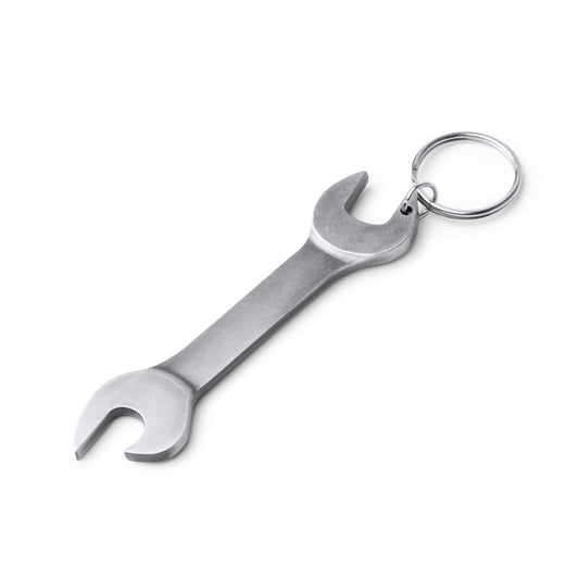 Stamina ASGAR Metal keyring in silver - promotional merchandise printed with your company logo