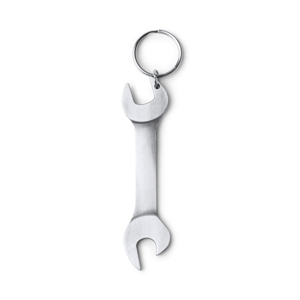 Stamina ASGAR Metal keyring in silver - promotional merchandise printed with your company logo