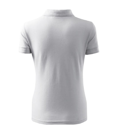 MALFINI PIQUE POLO Women's polo shirt in white - promotional clothing printed with your company logo