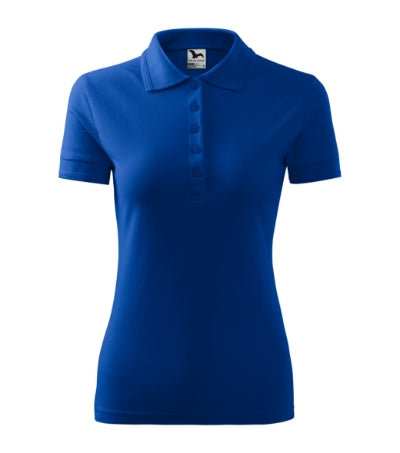 MALFINI PIQUE POLO Women's polo shirt in royal blue - promotional clothing printed with your company logo