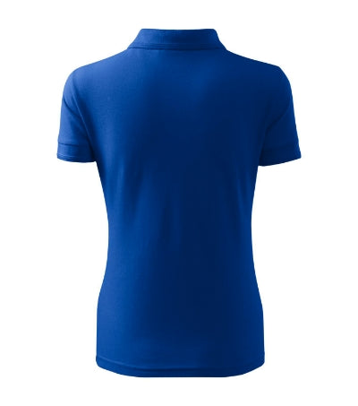 MALFINI PIQUE POLO Women's polo shirt in royal blue - promotional clothing printed with your company logo