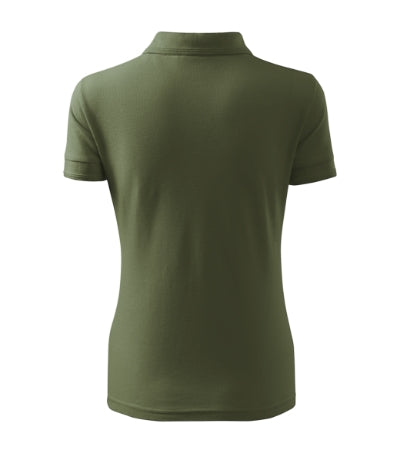 MALFINI PIQUE POLO Women's polo shirt in khaki - promotional clothing printed with your company logo