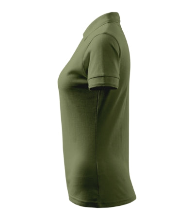 MALFINI PIQUE POLO Women's polo shirt in khaki - promotional clothing printed with your company logo