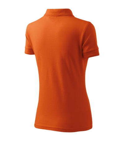 MALFINI PIQUE POLO Women's polo shirt in orange - promotional clothing printed with your company logo