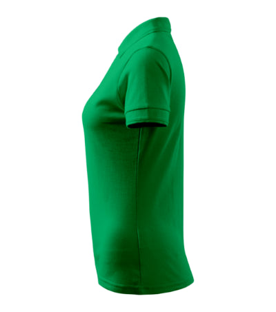 MALFINI PIQUE POLO Women's polo shirt in kelly green - promotional clothing printed with your company logo