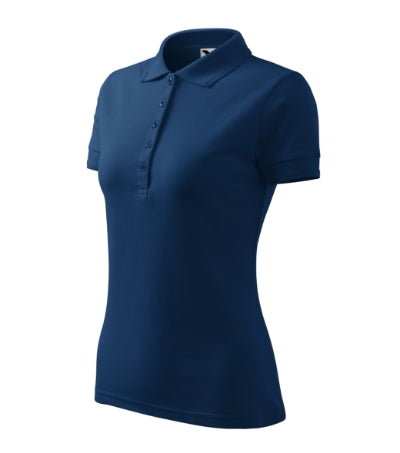 MALFINI PIQUE POLO Women's polo shirt in midnight blue - promotional clothing printed with your company logo