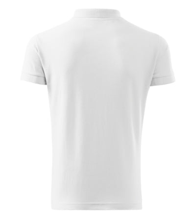MALFINI COTTON Men's polo shirt in white - promotional clothing printed with your company logo