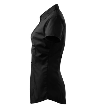 MALFINI CHIC Women's shirt in black - promotional clothing printed with your company logo