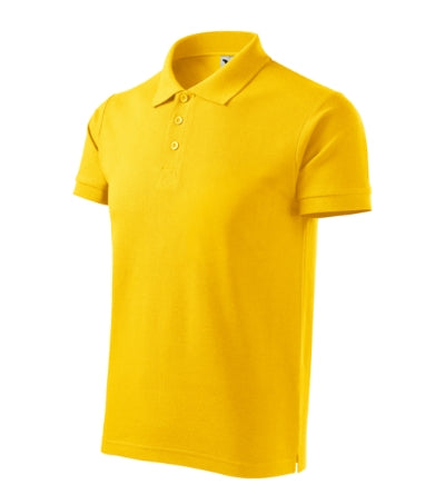 MALFINI COTTON HEAVY Men's polo shirt in yellow - promotional clothing printed with your company logo
