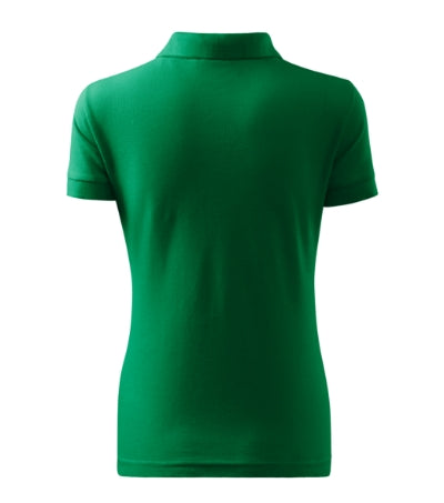 MALFINI COTTON HEAVY Women's polo shirt in kelly green - promotional clothing printed with your company logo