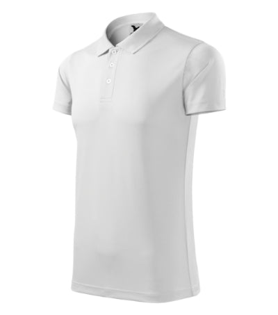 MALFINI VICTORY Unisex polo shirt in white - promotional clothing printed with your company logo