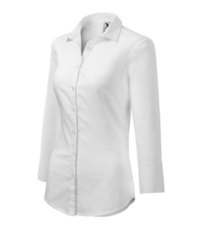 MALFINI STYLE Women's shirt in white - promotional clothing printed with your company logo