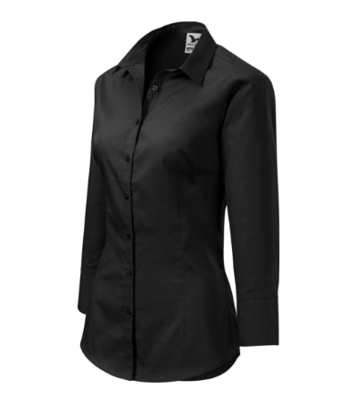 MALFINI STYLE Women's shirt in black - promotional clothing printed with your company logo