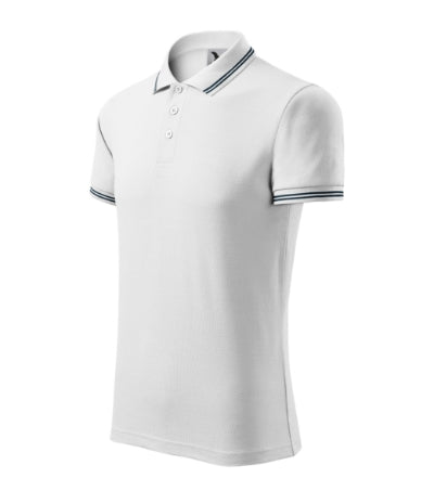 MALFINI URBAN Men's polo shirt in white - promotional clothing printed with your company logo