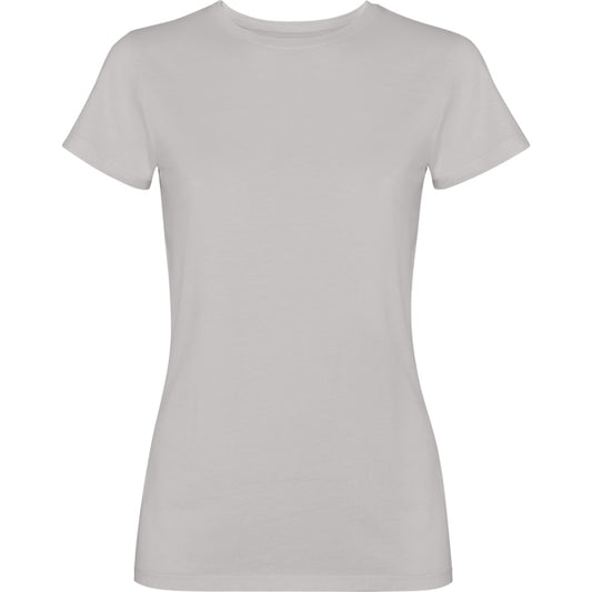 ROLY FIYI Women's T-shirt in stone grey wash - promotional clothing printed with your company logo